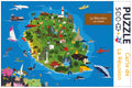 Puzzle 500 Pièces Carte De La Réunion