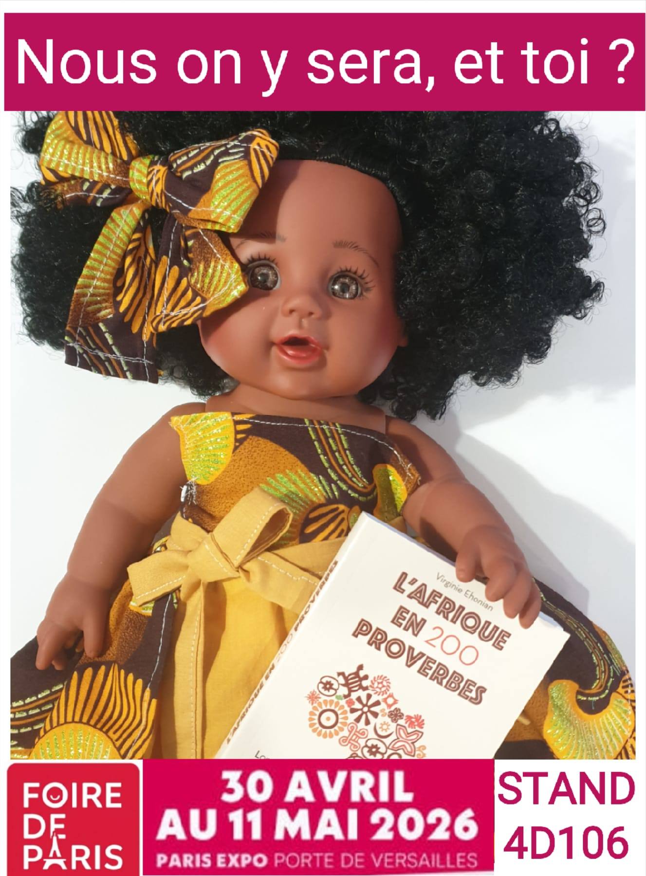 LUCY COLIBRI DOLLS MADRAS ET COIFFE CREOLE